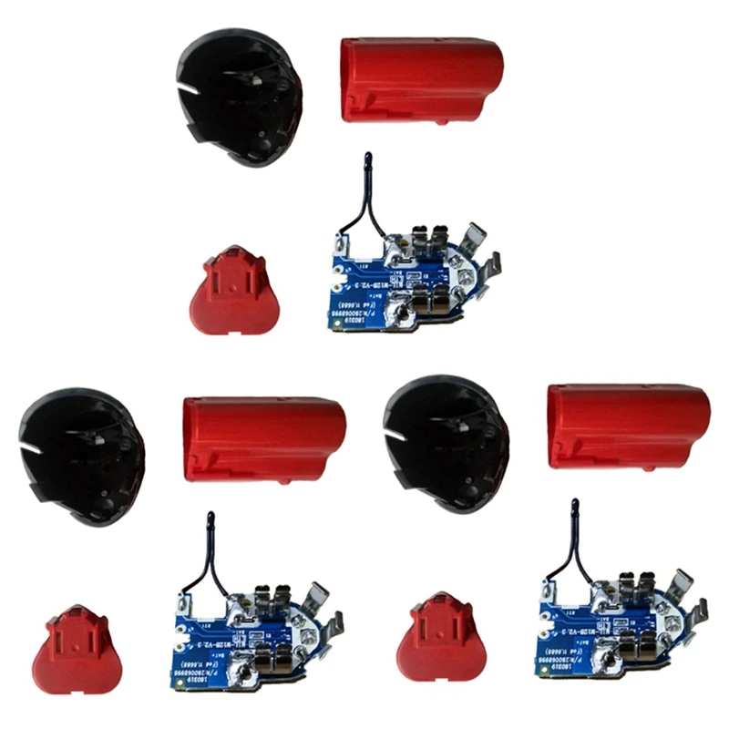 

Retail 3X M12 Battery Plastic Case (No Battery Cell ) PCB Circuit Board For 12V 1.3Ah 1.5Ah 48-11-2411 Li-Ion Battery