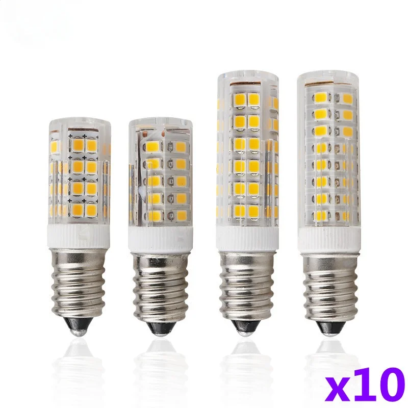 

Светодиодная лампа E14 SMD2835 с углом свечения, сменные галогенные светильники для люстры, 10 шт., 3 Вт, 4 Вт, 5 Вт, 7 Вт, 220 В переменного тока, 230 В, 240 в,...