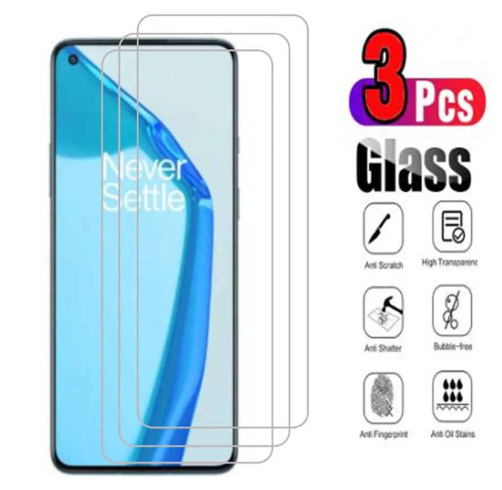 

Закаленное стекло для Oneplus Nord CE 2 5G N20 N200 N100 N10, защитная пленка для экрана Oneplus 9RT 9R 9 8T, 3 шт.