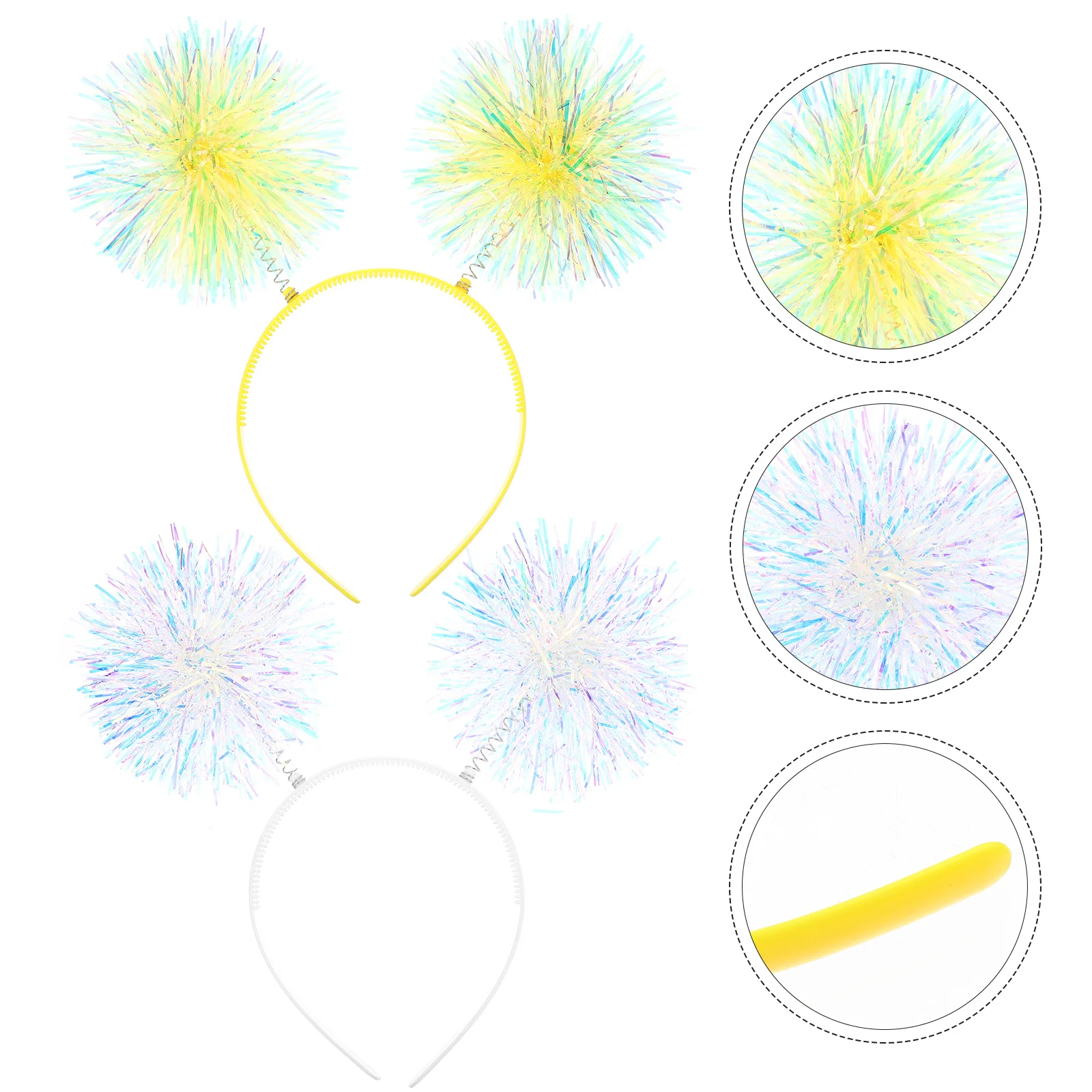 

2 шт., головные повязки с помпоном для девочек