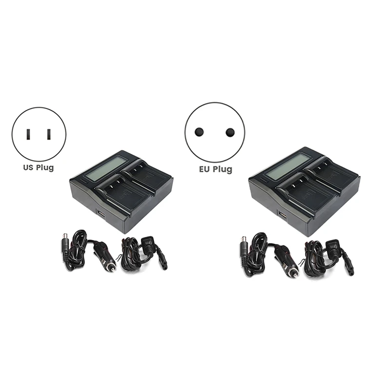 

NP-W126 Smart Digital Charger Battery Double Charger For Fuji XT3 X100V XT200 XT30 XA7 Camera Battery Charger