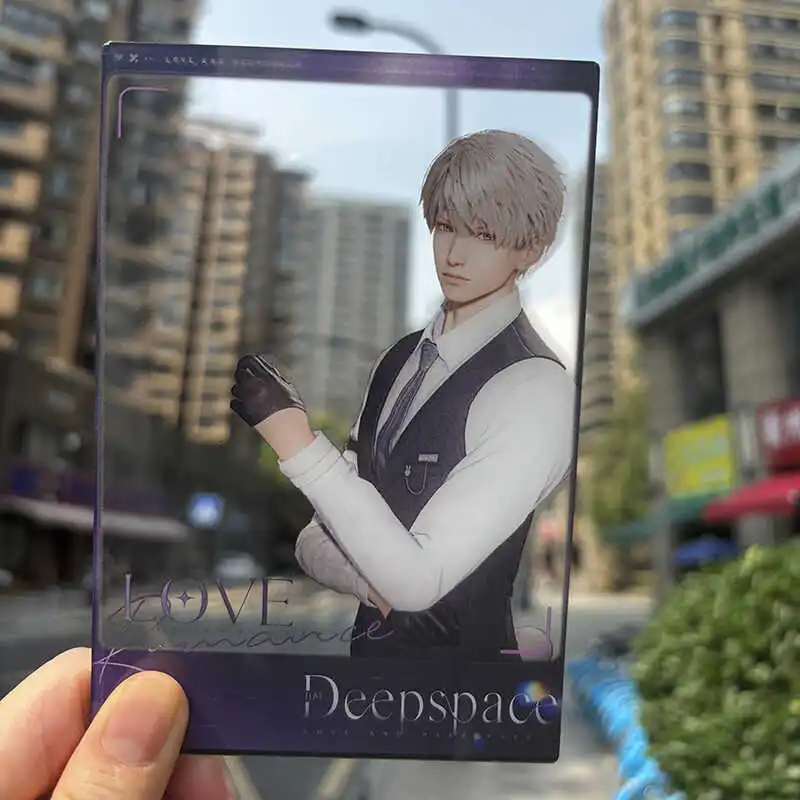 Красивая Акриловая Прозрачная открытка с аниме Love and Deepspace сильус Ксавье рафайель