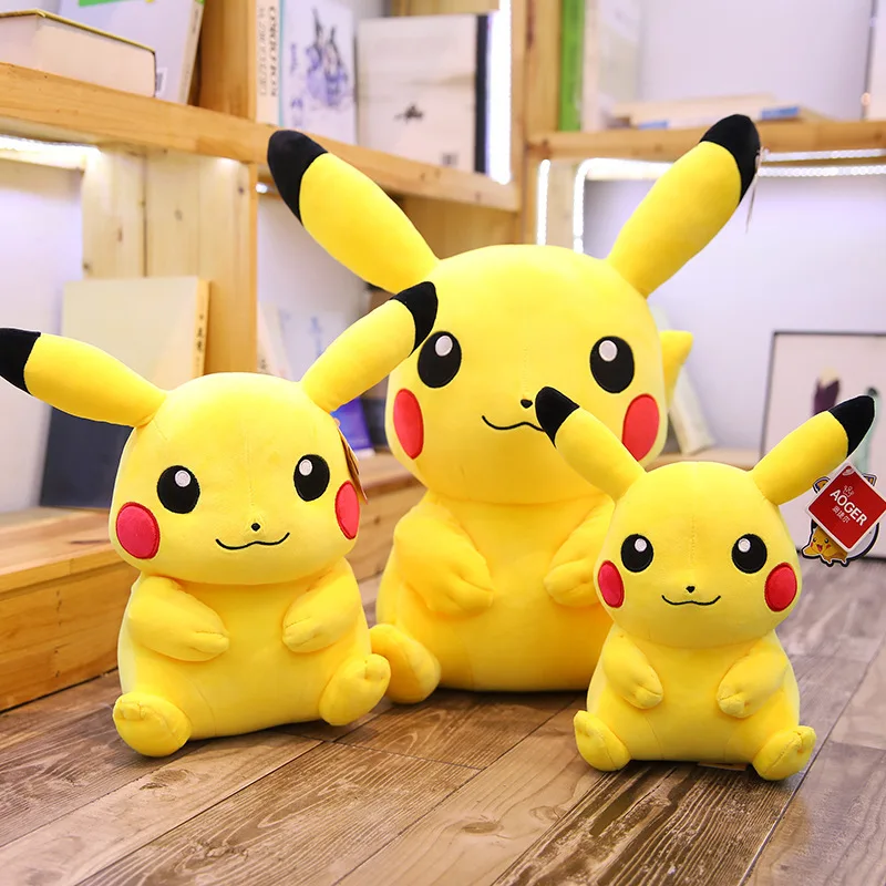 

Настоящая серия Pokemon анимация кавайная ПП хлопковая заполненная короткая плюшевая Мягкая кукла автомобиль диван украшение детские игрушки...