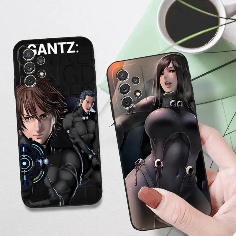 Аниме GANTZ чехол для телефона Samsung A51 A53 A52 A50 A21 A22 A30 A31 A32 A40 A42 A80 A71 A73 Fundas Coque