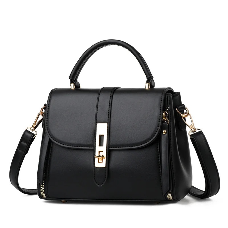 Bag women's bag 2022 new fashion high-capacity soft leather Portable Single Shoulder Messenger Bag middle-aged women's small