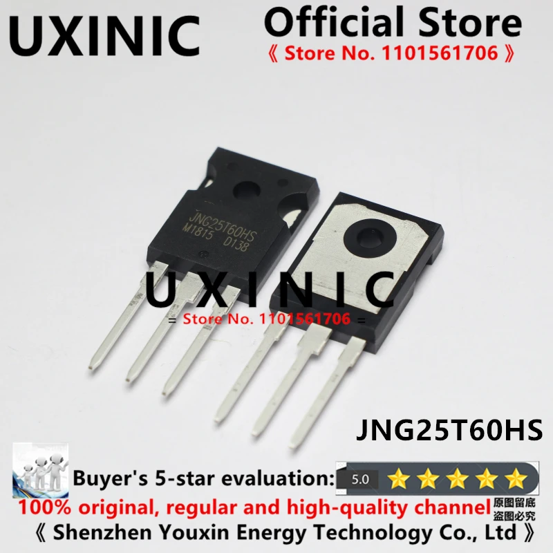 

UXINIC 100% New Imported Original JNG25T60HS 600V 25A TO-247 IGBT Single Tube