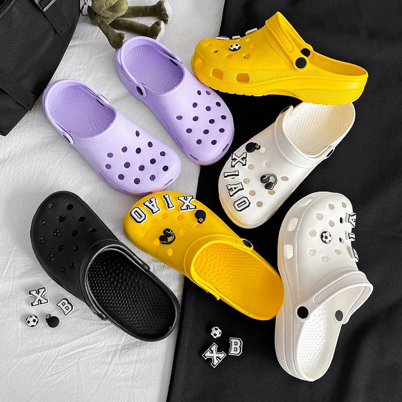 

Summer Slippers Men Women Indoor Eva Cool Soft Bottom Sandals Trend Unisex Slides Light Weight Beach Shoes Slippers Home