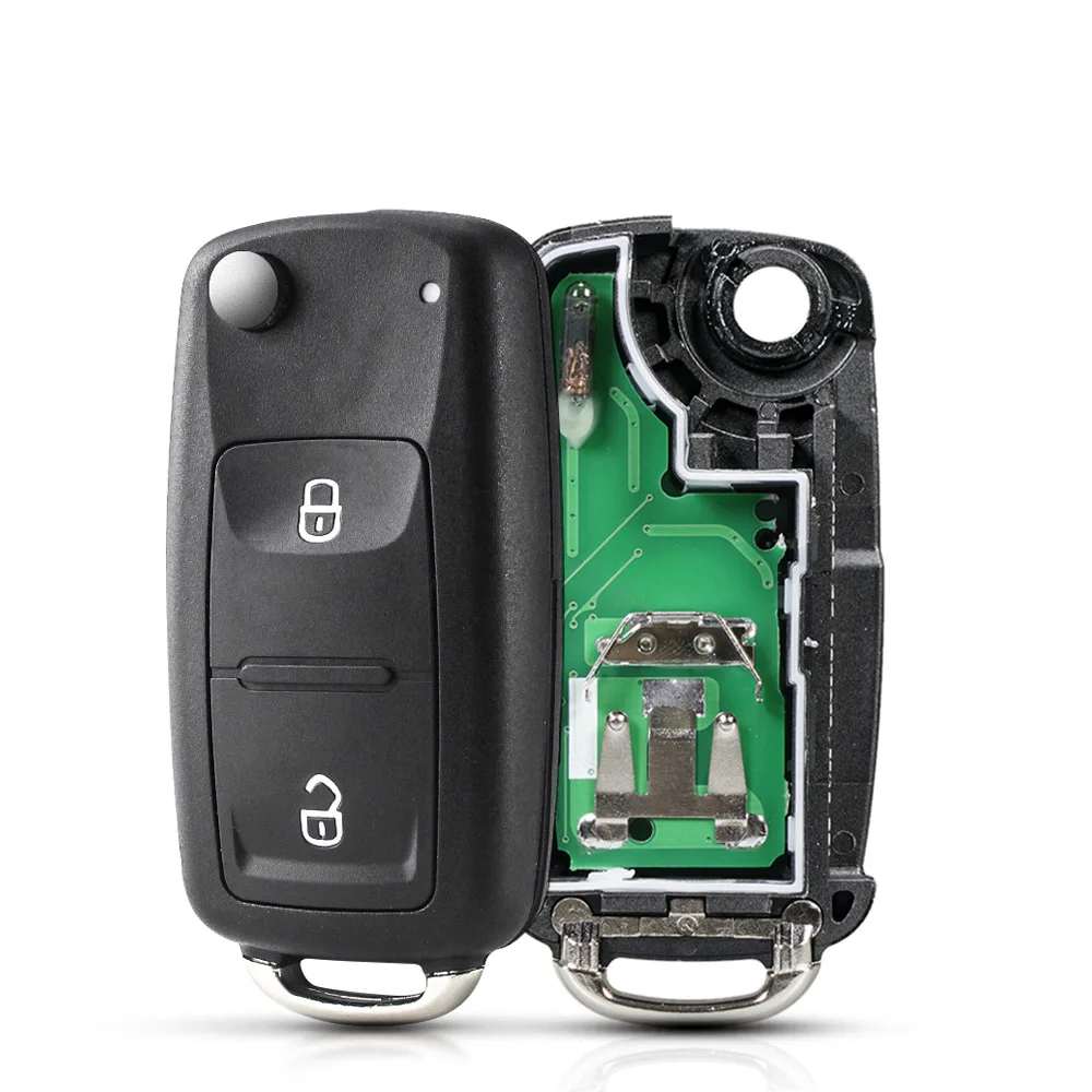 

KEYYOU с режущей способностью, новый для VW Volkswagen Caddy Eos Golf Jetta Polo Touran Passat 5K 0837202 AD 434 МГц ID48 Дистанционный ключ от машины