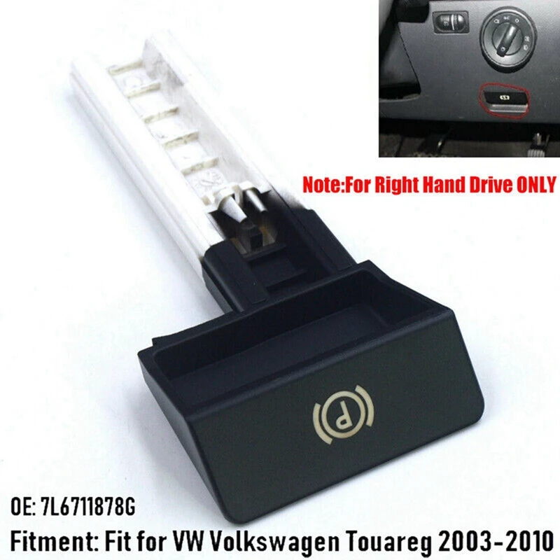 RHD для Vw Touareg 2002-2010 механический стояночный тормоз ручной рукоятка 7L6711878G