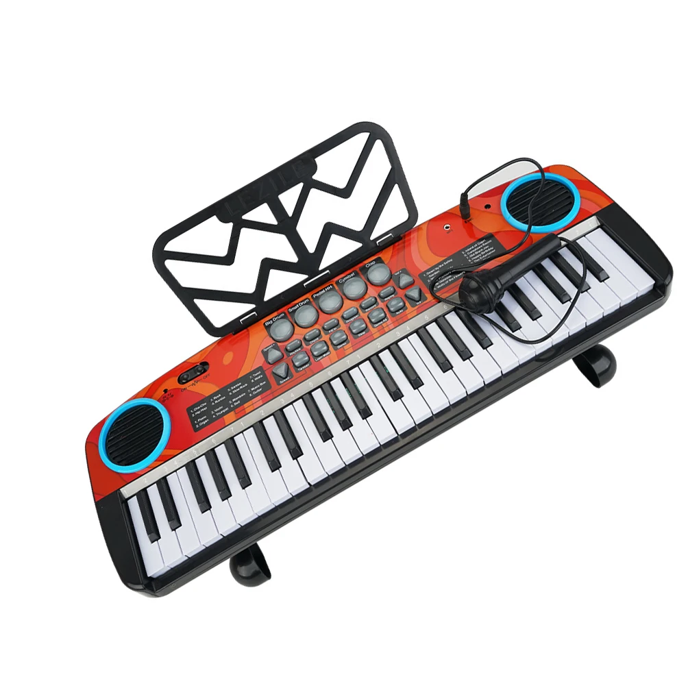 

Electric Keyboard Small Piano Birthday Gift ABS Multipurpose Musical Toys Home Interesting Organs LCD Screen Power Switch