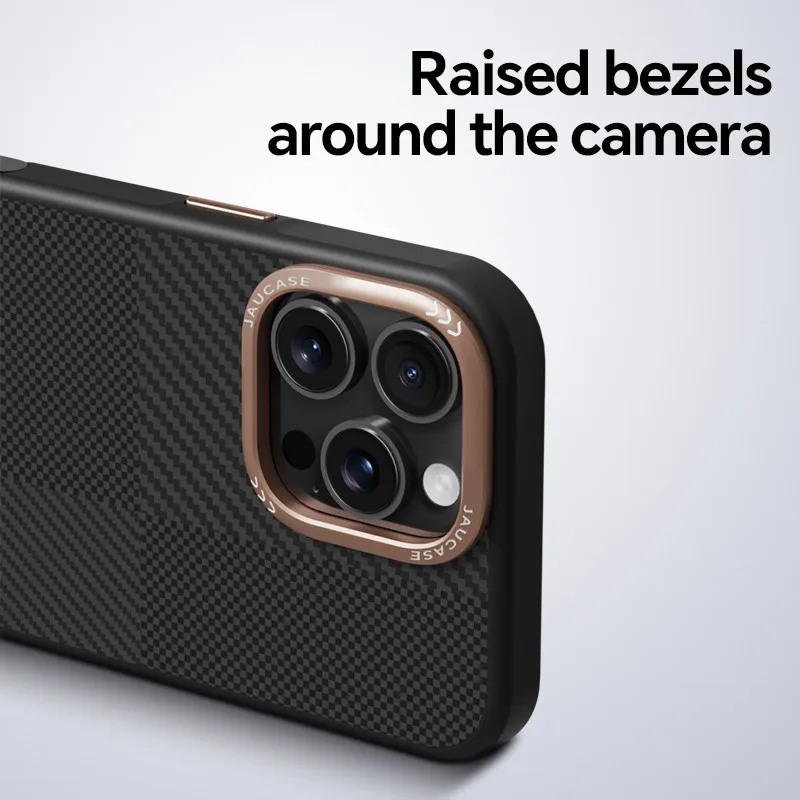Чехол для iPhone 15 16 Pro Max текстура углеродного волокна X-Level + ТПУ защита от отпечатков