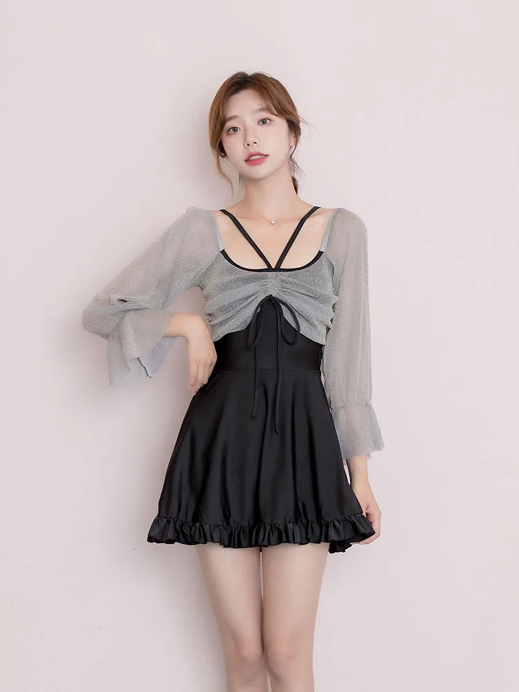 

Korean Swimsuit High Waist Bathing Suit Style Bikini Women Green Swimwear Push Up Sexy Maillot De Bain Beachwear Dropshipping