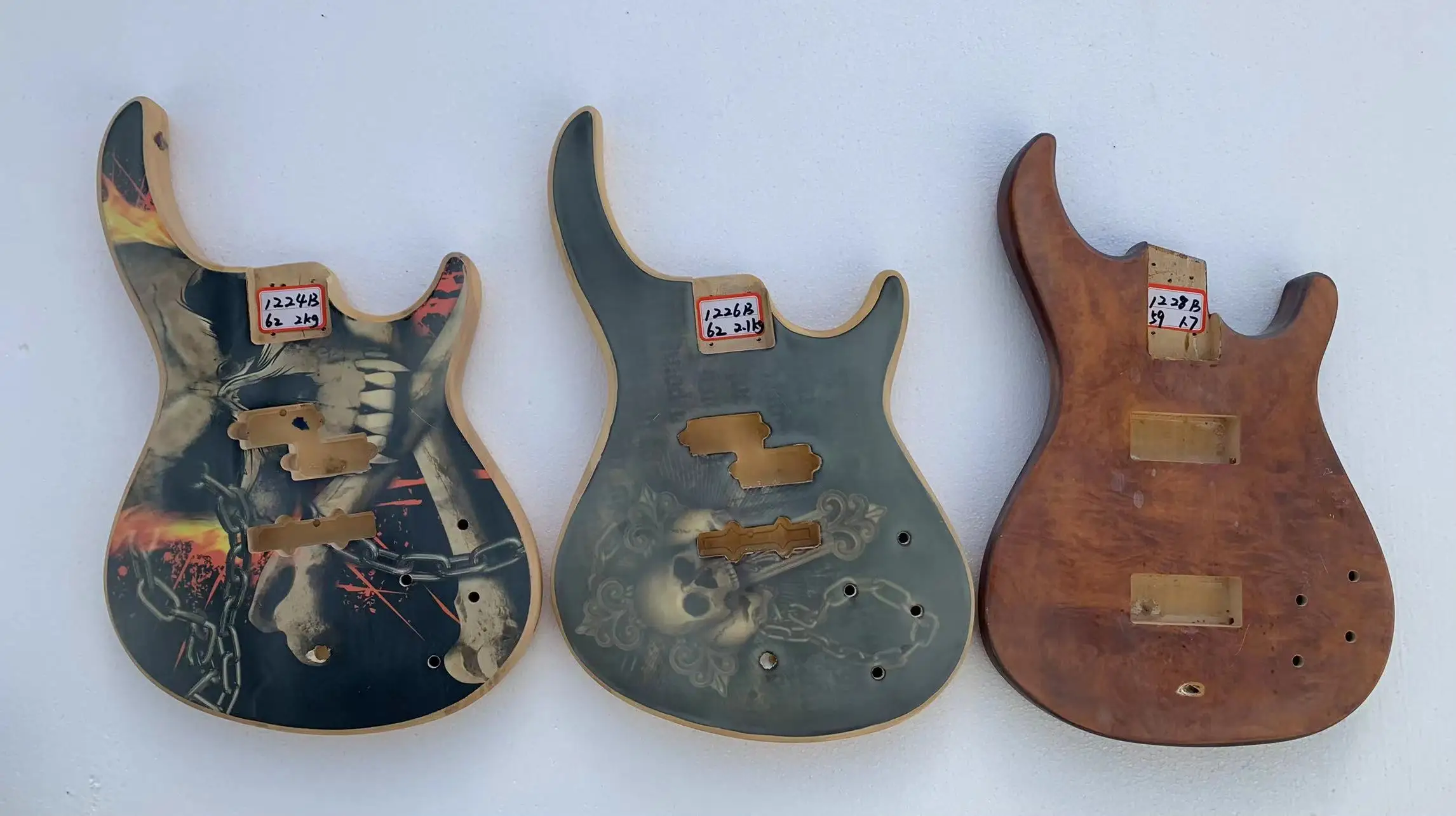 

Сделай Сам, изготовленный на заказ корпус электробас-гитары, гитара с красивой крышкой для активных фотографий, скидка