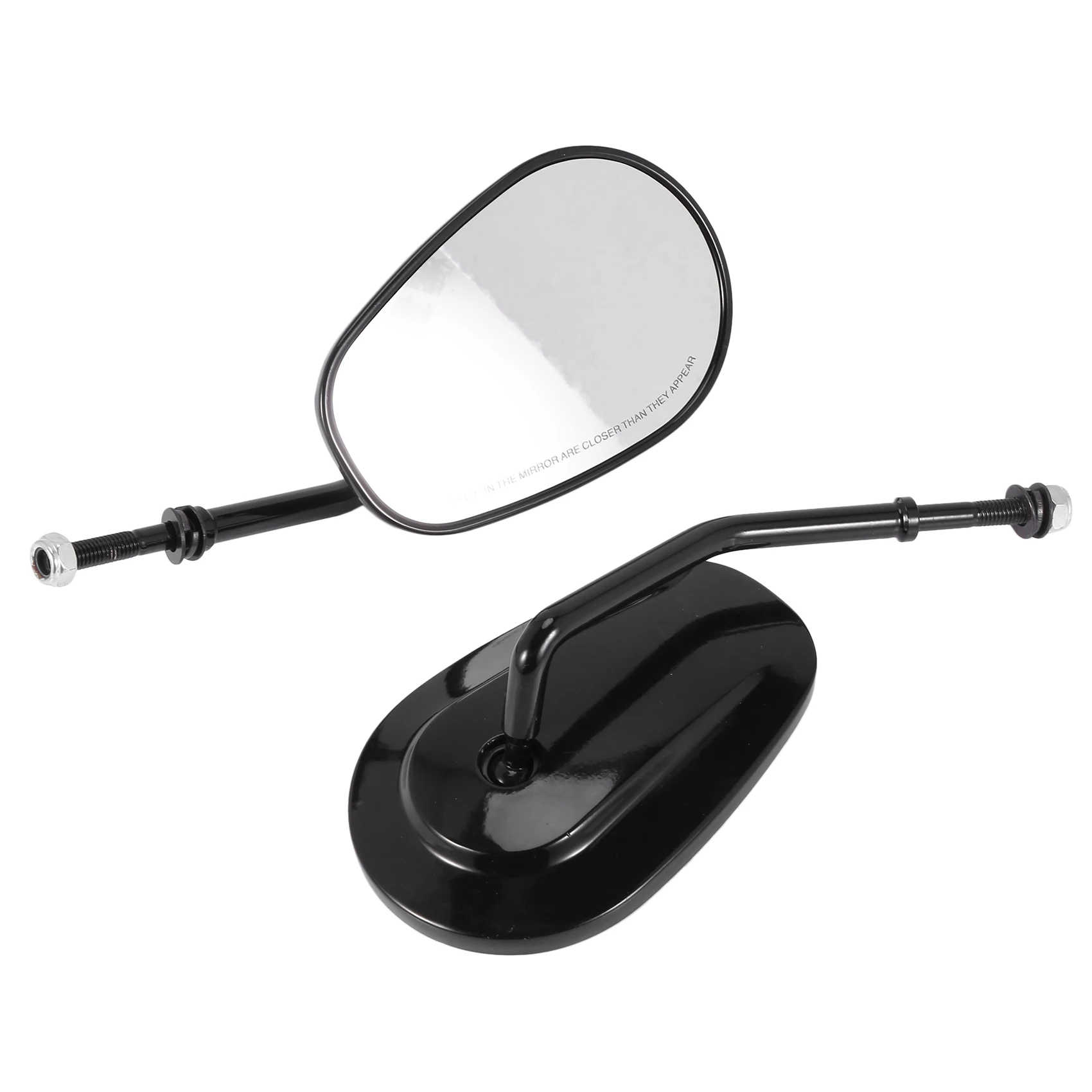 

Black Matte Motorcycle Side Mirrors For Harley Davidson Xl 883 1200 Cruiser Touring