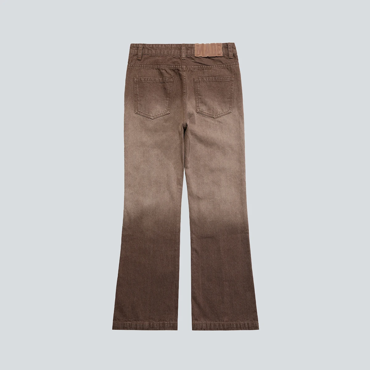 Four Seasons Men's Jeans American Retro Slim Micro-Flare Casual Trousers Trend Jeans Men's and Women's Streetwear Ins Hot Sale