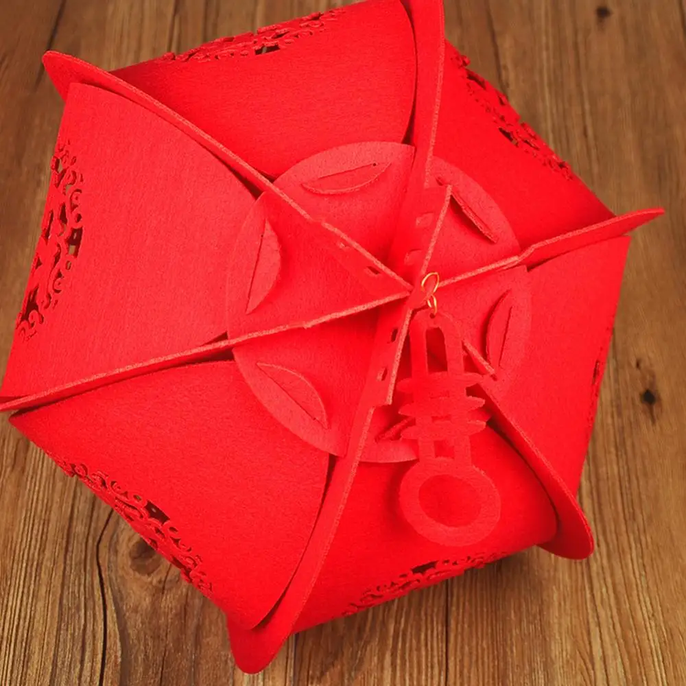 

Праздничный фонарь с Новым годом, китайский красный счастливый фонарь, подвесное праздничное украшение для дома