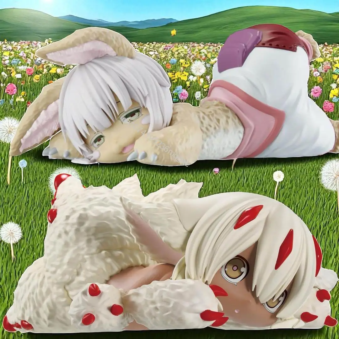 Фото В наличии Bandai Original Made In Abyss Relax time Nanachi Fapters Около 21 см Аниме Фигурка Модель Коллекции Игрушек Подарок На День Рождения №2