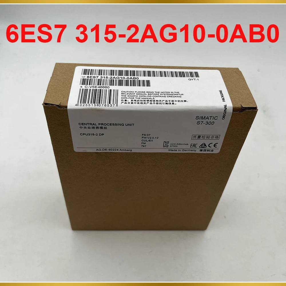 Для модуля процессора SIEMENS SIMATIC S7-300 6ES7 315-2AG10-0AB0