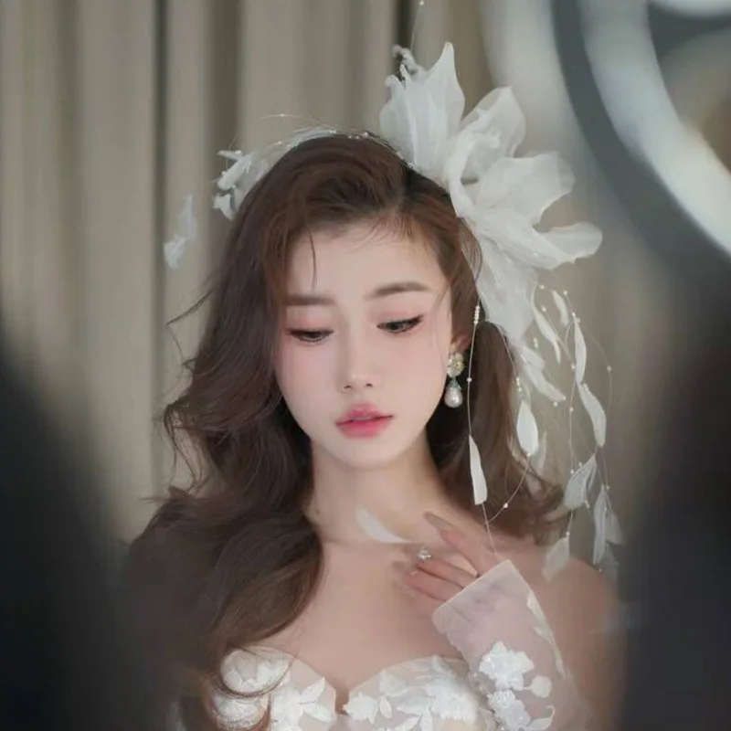 2 шт./комплект головные уборы с перьями