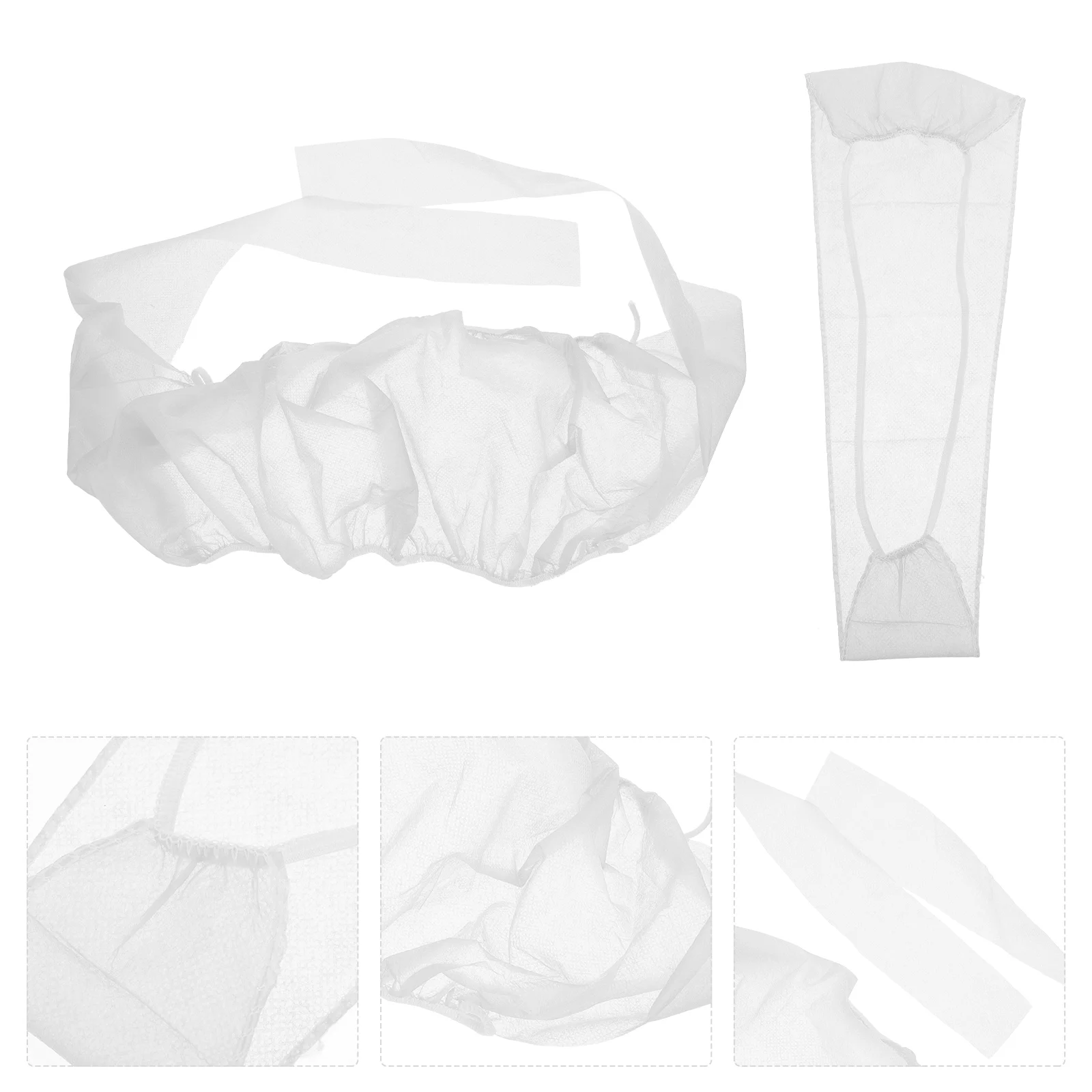 

20 Set Strapless Bras Women Breathable Accessories Spa White Women's