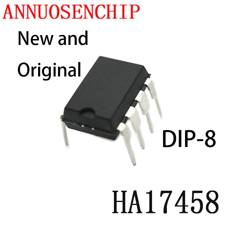 10 шт. новые и оригинальные DIP-8 17458 DIP8 LM1458 DIP HA17458