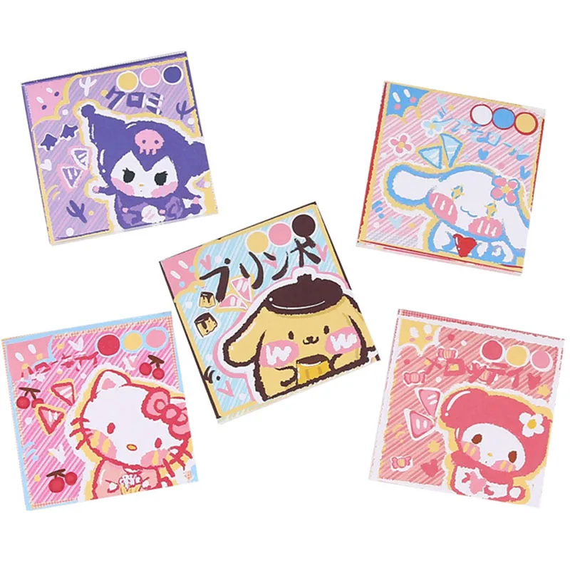 

Kawaii аниме Sanrioed Cinnamorol Kuromi Kittys Mymelody заметки для студентов креативный Блокнот подарок на день рождения