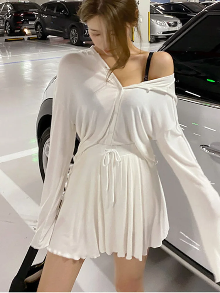 

Мини-юбка женская трапециевидная с завышенной талией, QHG3