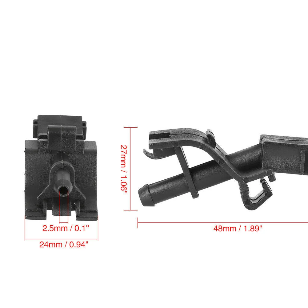 

2pcs Car Water Spray Jet Nozzle Windshield Washer Nozzle Jet 85381-12300 Spray For Toyot A Coroll A Camr Y Car Accessories