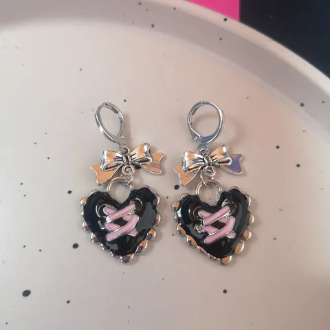 Y2K стильные красочные серьги-кольца в виде пентаграммы для женщин, милая фантазия, розовая кристальная звезда, Пряжка для ушей, Модная бижутерия, аксессуары, подарок