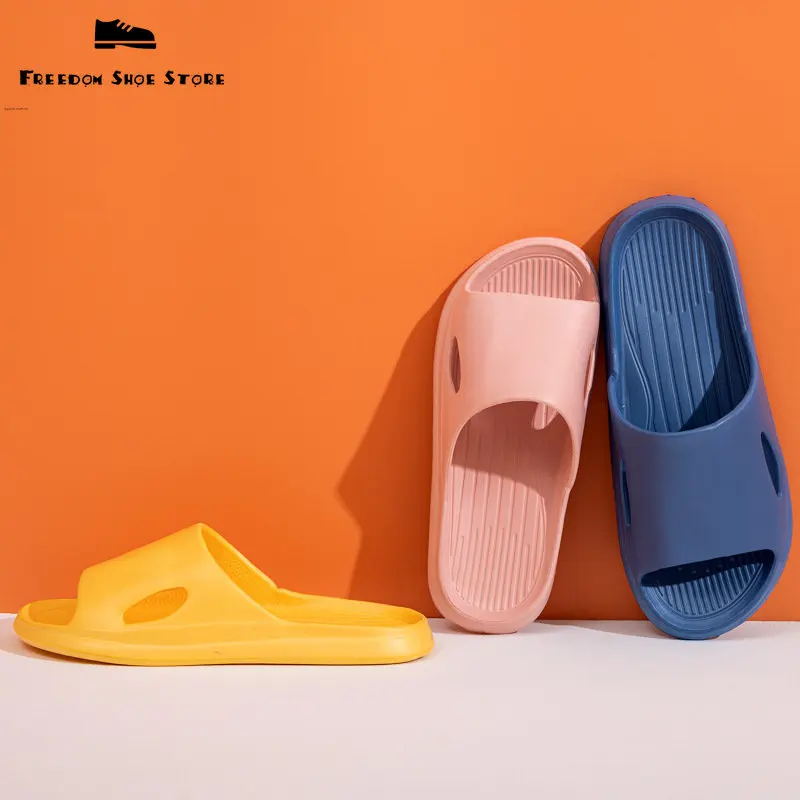 

New Home Slippers Women Summer Non-slip Household Sandal Slippers Couple Bathroom Slippers Home Guest Slipper Thick Flip Flops