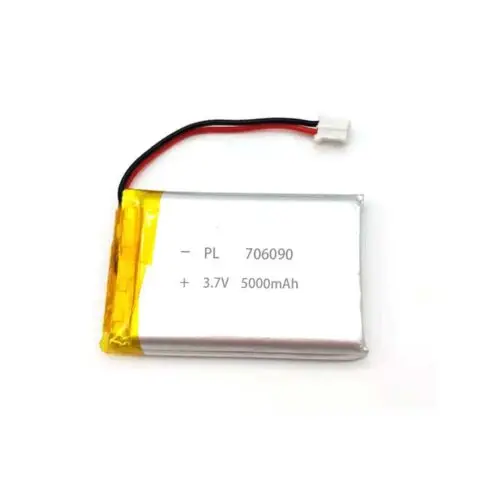 

Литий-полимерный ионный аккумулятор 3,7 в 5000 мАч 706090 с разъемом JST 2,0 мм