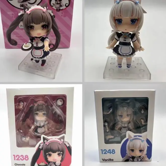 

Cute Vanilla & Chocolate BJD Articulated Figure Model Toys