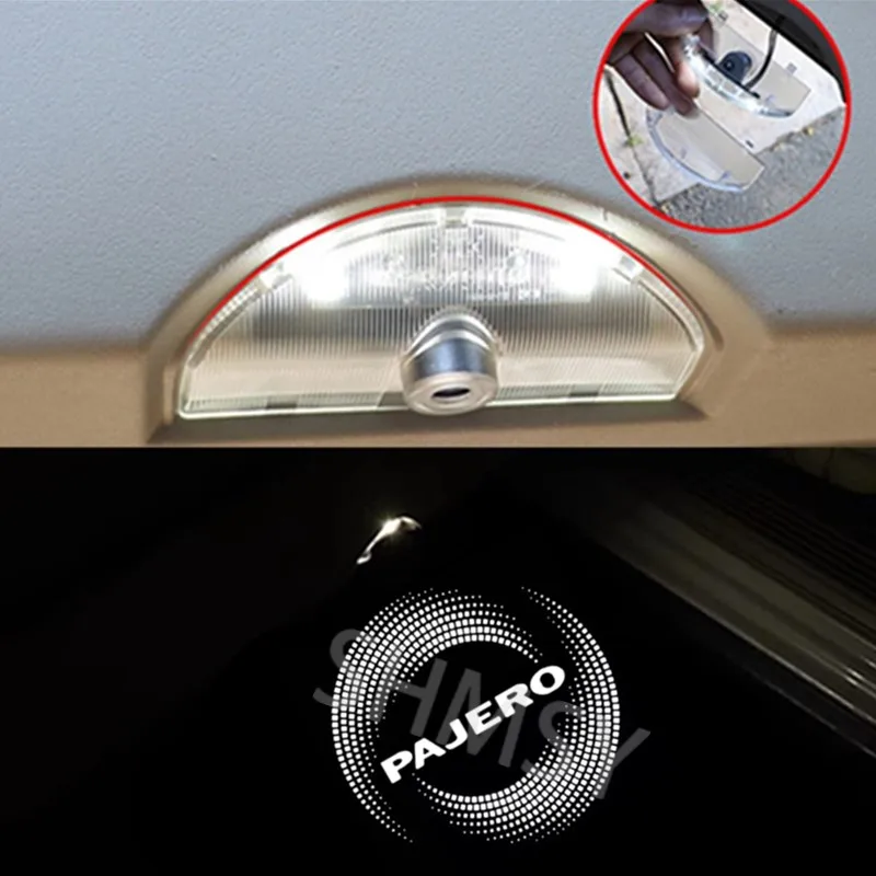 

Дверной светильник автомобиля, светодиодный проектор, аксессуары для Mitsubishi Pajero V80 V87 V93 V97 2007 2008 2009 2010 2011 2012 2013 2014 2015-2020