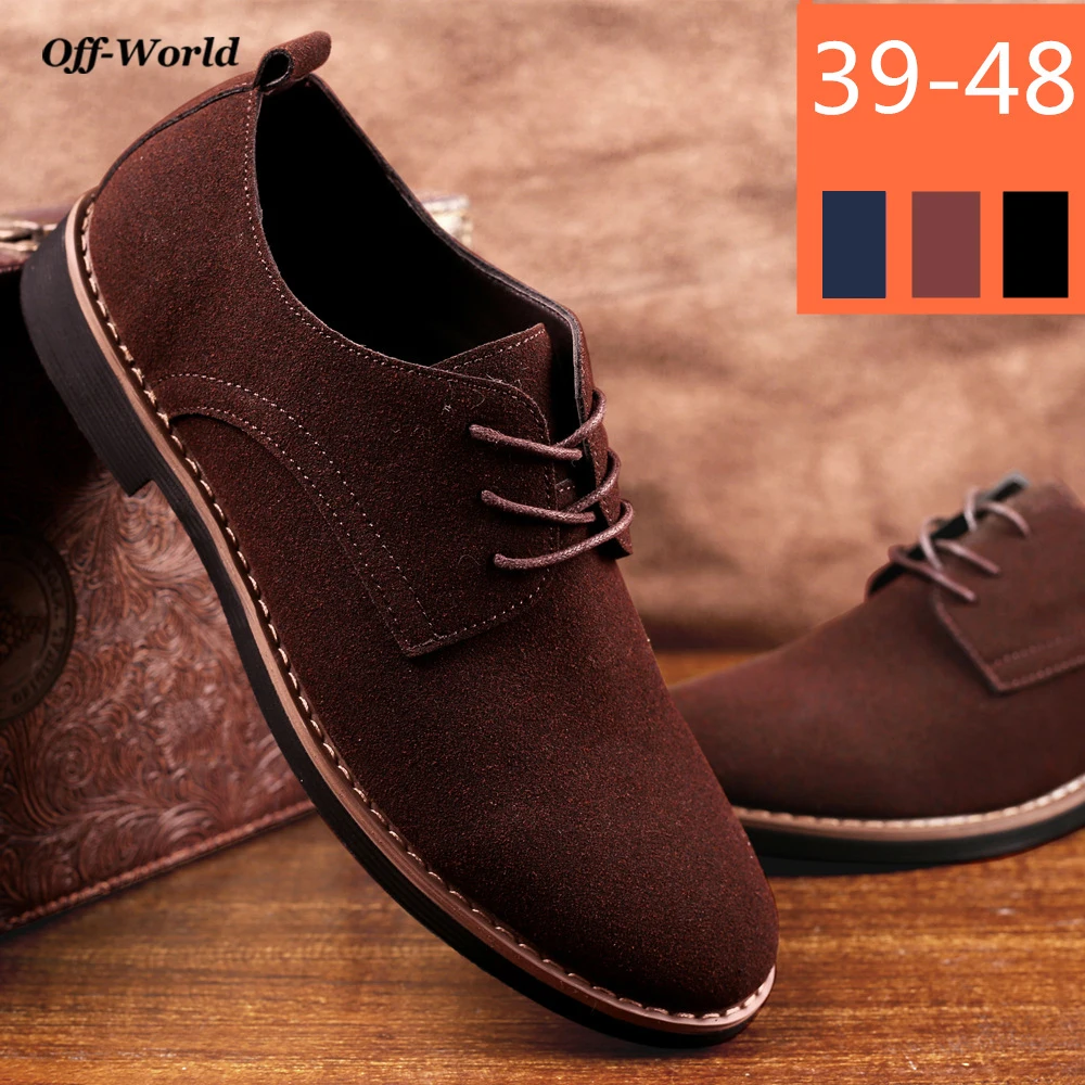 

2022 Fashion Men's Shoes Lace Up Vintage Oxford Shoes Vulcanized Shoes Male High Quality Casual Shoes Size 39-48 Suede Loafers