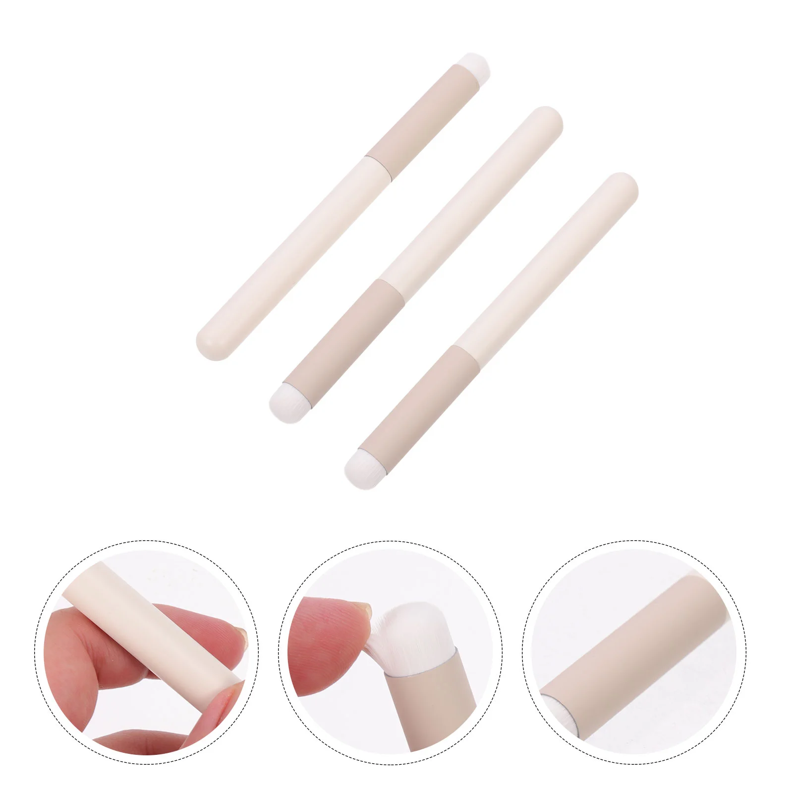 

Brush Makeup Lip Lipstick Concealer Brushes Applicator Eye Retractable Sponge Smudge Concealing Precision Use Shadow Make up