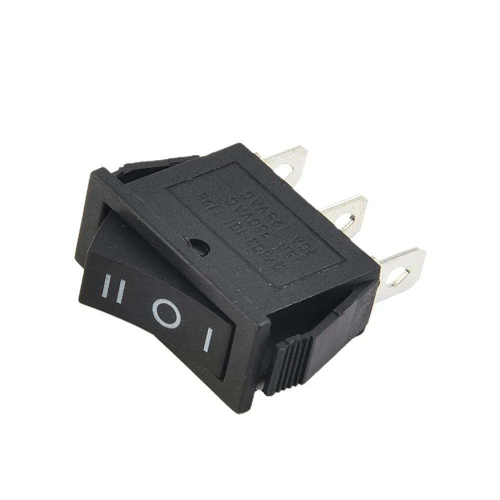 

12V On-Off-On Rectangle Rocker Switch 3 Position SPDT Black For Car Dash Boat KCD3-101 250VAC Rocker Switches