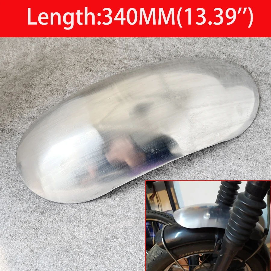 

Мотоциклетный алюминиевый универсальный неокрашенный короткий передний брызговик на заказ для Harley Touring Chopper Bobber