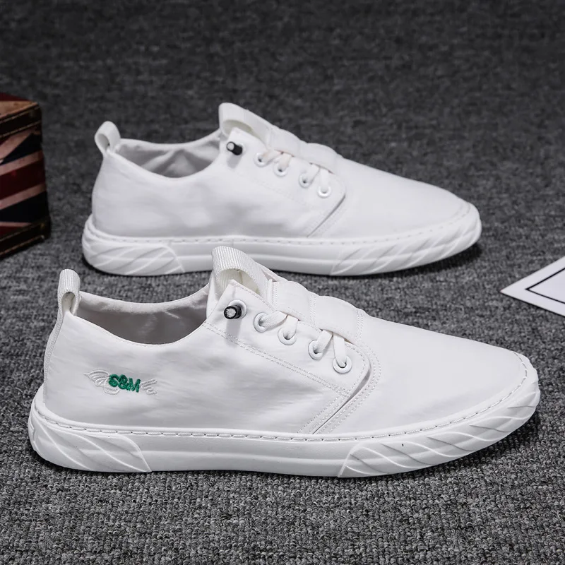 

Breathable Casual Canvas Shoes for Men Fashion Sneakers Light Male Slip-on Loafers Footwear Flat Outdoor Walking Sneaker MenNice