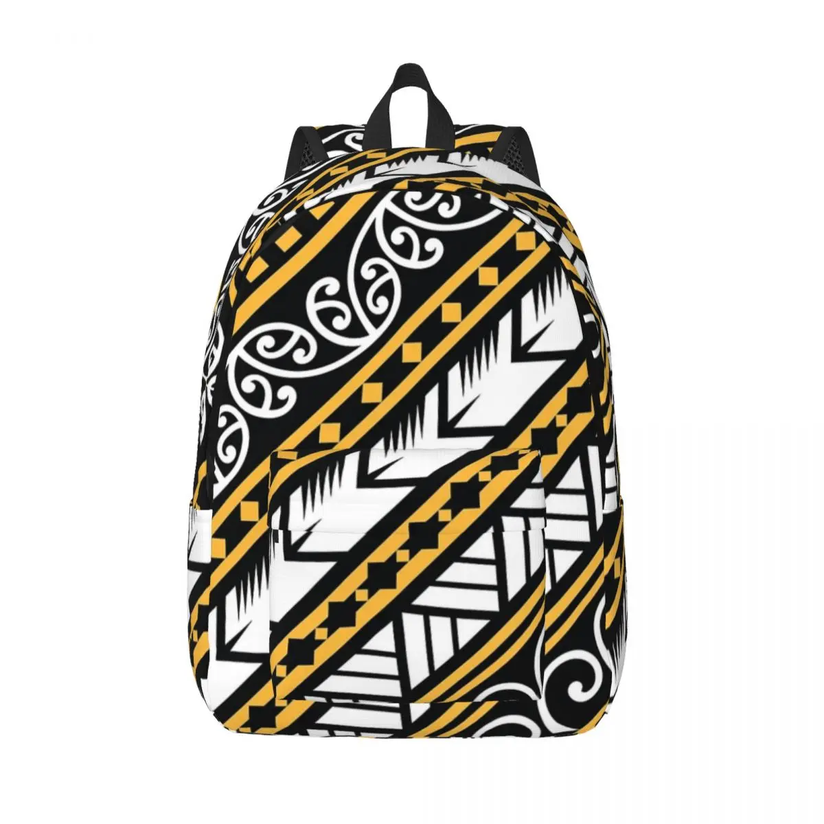 

Traditionally Maori Design From New Zealand Woman Small Backpacks Bookbag Shoulder Bag Portability Travel Rucksack School Bags