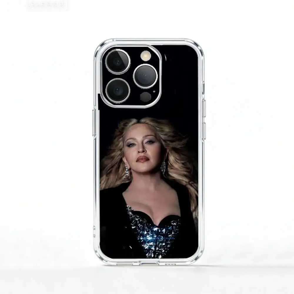 Фото Чехол для телефона Pop Queen M-Madonna Confessions II для iPhone 17 16 15 14 13 12 11 Mini Pro Max Plus, прозрачный №4