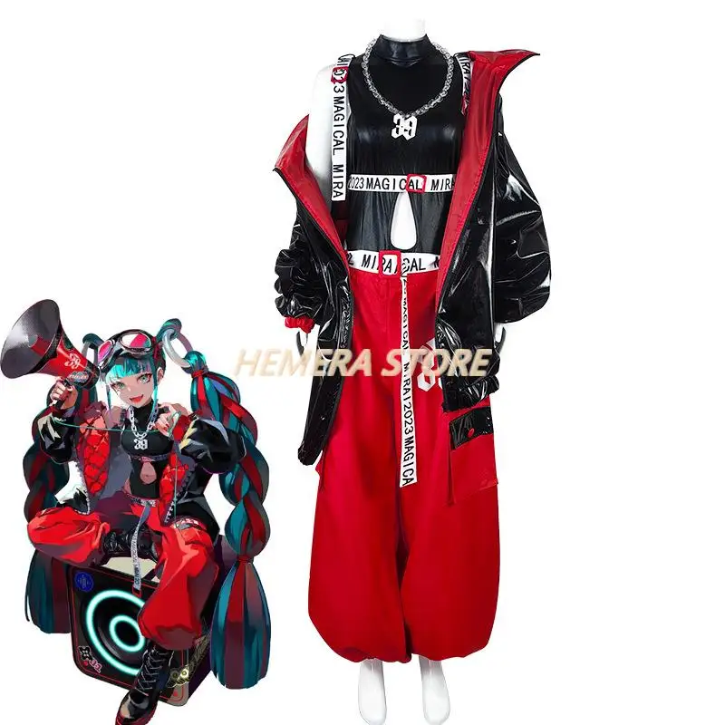 

2023 MAGICAL MIRAI Cosplay Costume Female Virtual Singer Anime Character Uniforms Full Set Halloween Carnival Costumes