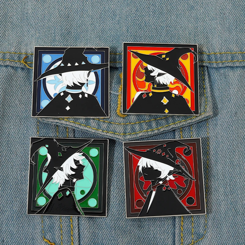 

Sky Children Of Light Pin Wizard Cartoon Brooch for Clothes Backpack Accessories Anime Metal Alloy Enamel Pin Badge for Fans