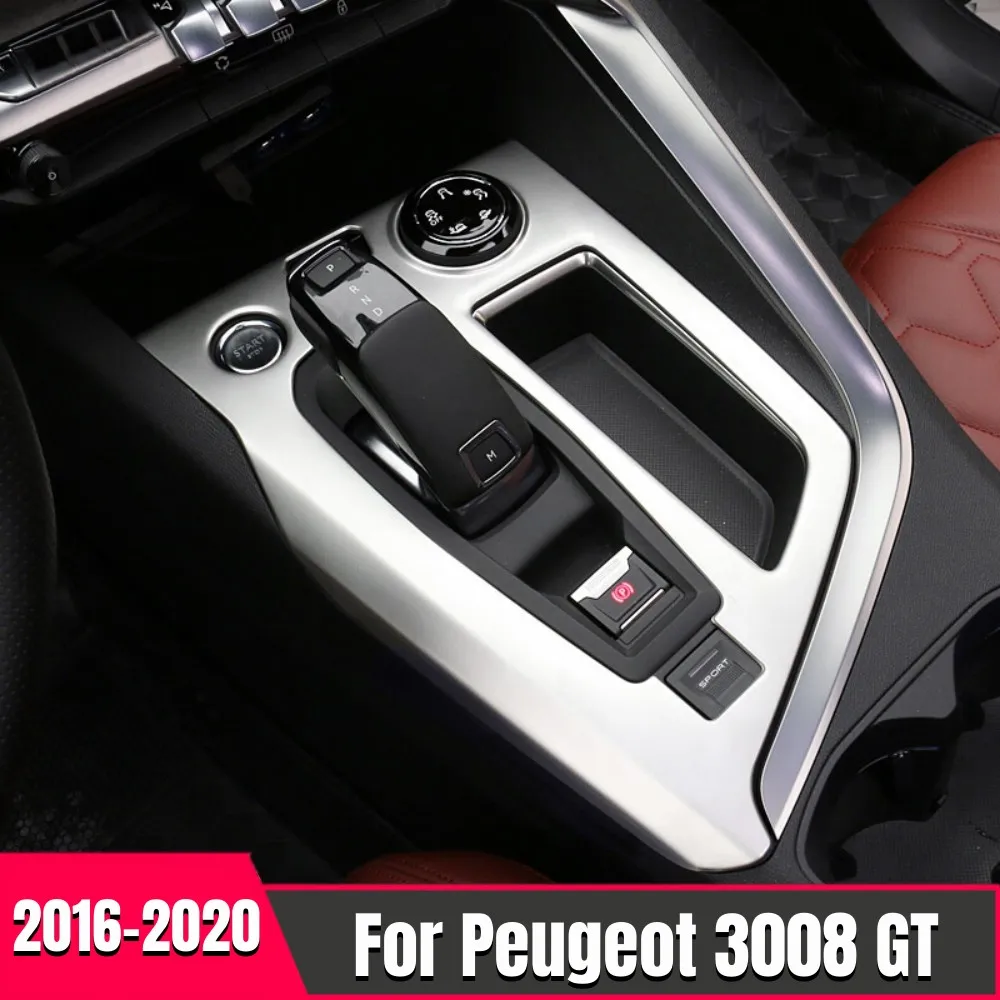 

Для Peugeot 3008 GT 2016- 2020 из углеродного волокна Серебряная фотоотделка интерьерный Стайлинг автомобиля декоративные аксессуары