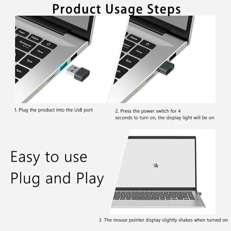 Бесплатная USB-мышь Jiggler крошечный незаметный привод для мыши широкая