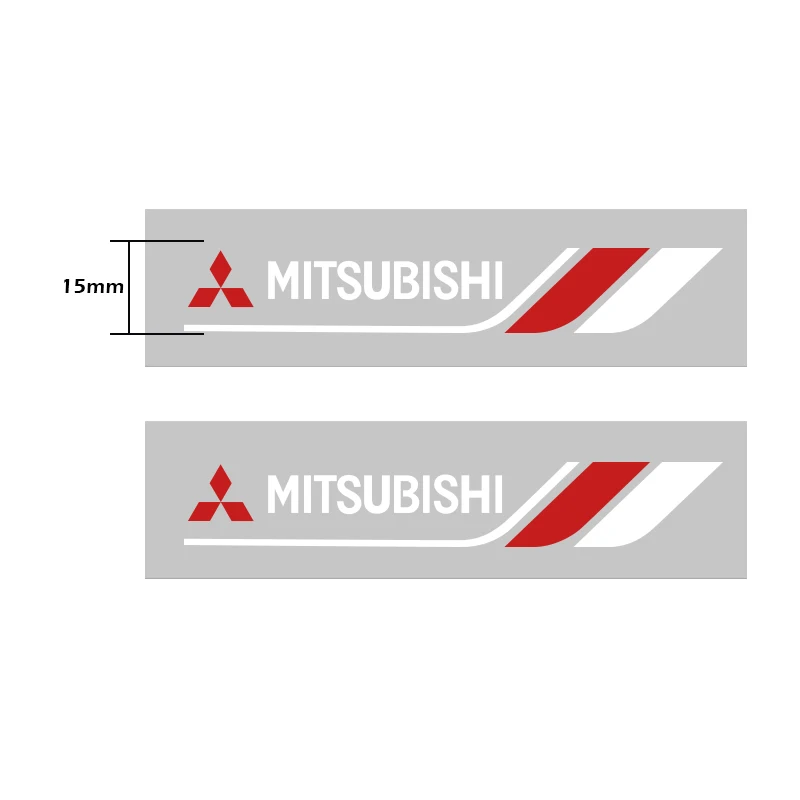 

Для 2 шт. наклейки на стеклоочистители автомобиля, эмблема для Mitsubishi lancer asx outlander pajero sport l200 galant, Стайлинг автомобиля