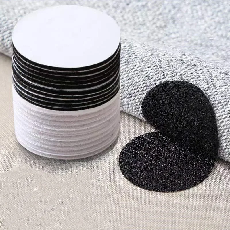 

5-10Pairs/lot 60mm Strong Self Adhesive Fastener Household Antiskid Sticker Hook and Loops Sofa Carpet Fastener Dots Adhesive