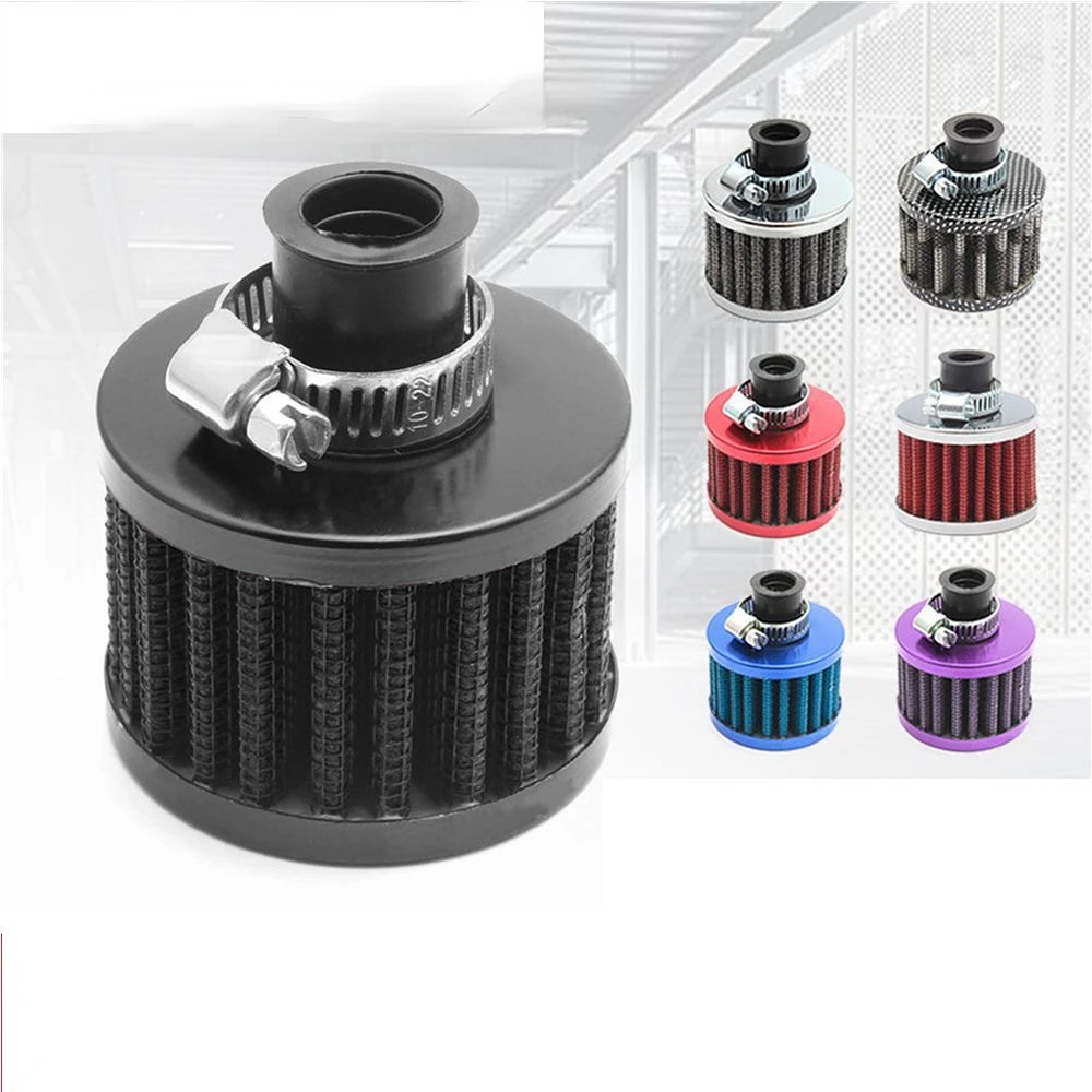 

Universal 12mm Small Air Filter Motorcycle Turbo High Flow Racing Cold Air Intake Filter Mushroom Head Car Accessories AF-1002