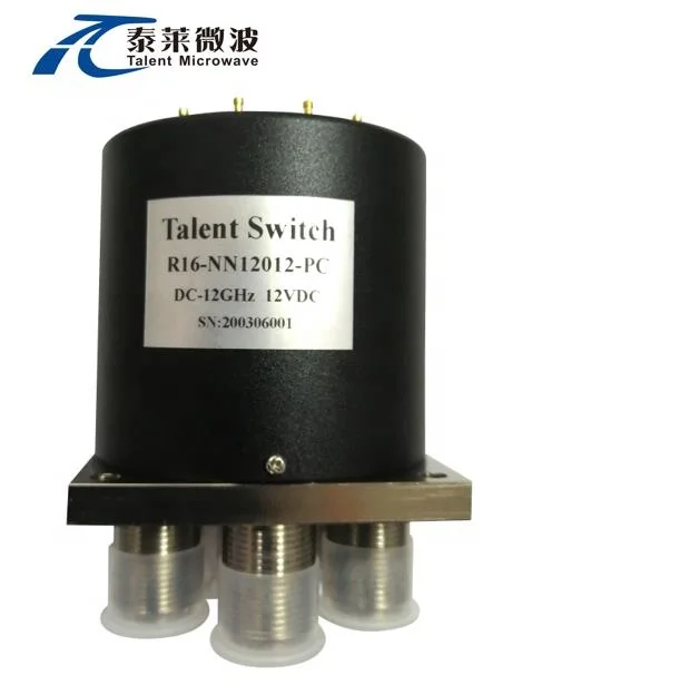 

SP6T, N connector,Failsafe/Normally Open/Latching Relay RF Coaxial Switch