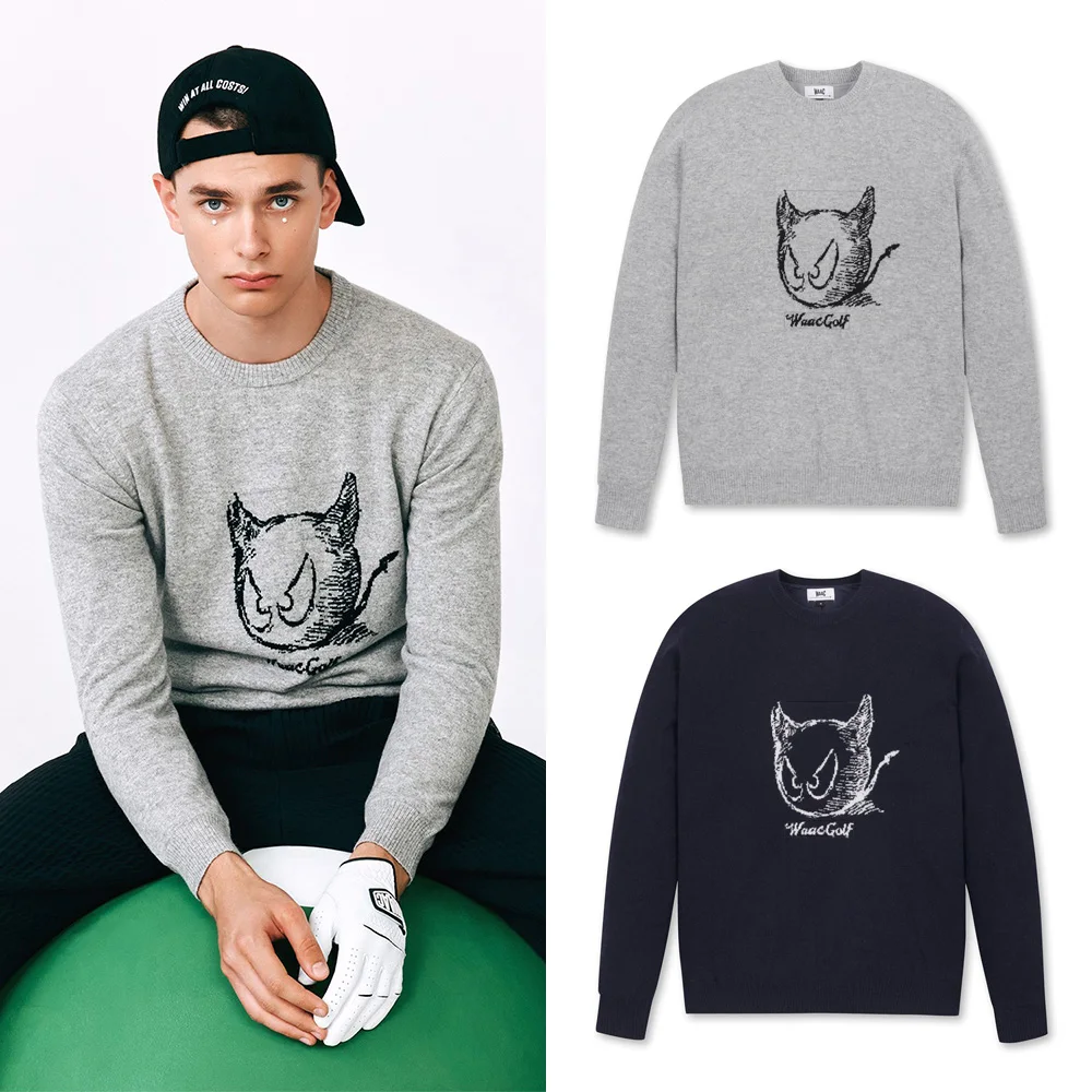 Мужские высококачественные вязаные свитера спортивные новые стили роскошный