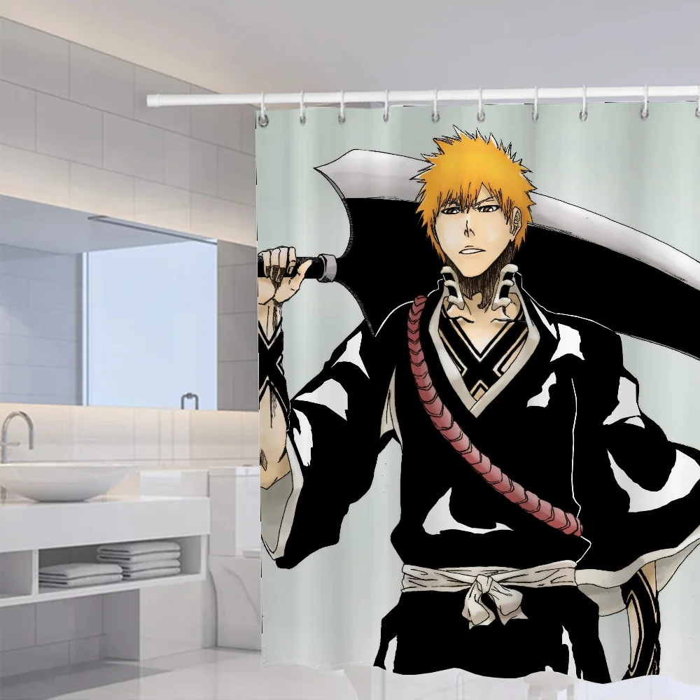 B-BLEACHS Современная полосатая занавеска для ванны Водонепроницаемая перегородка